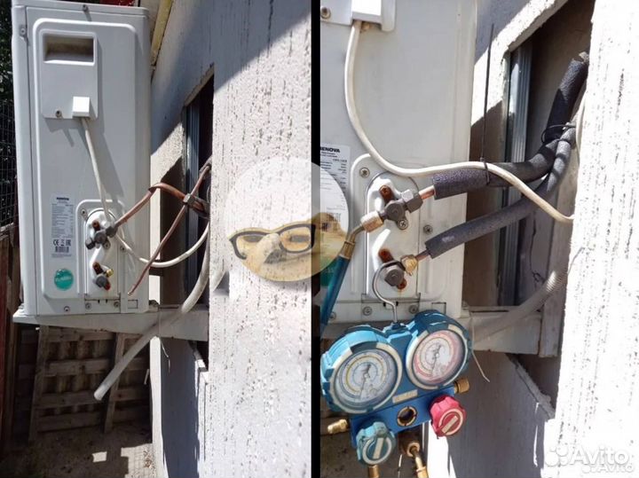 Чистка кондиционера, ремонт сплит систем, заправка