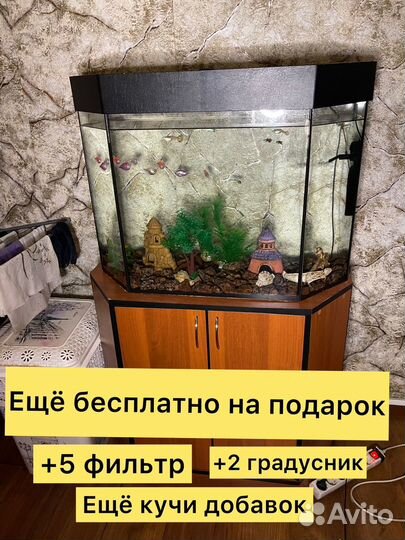 Аквариум с тумбой