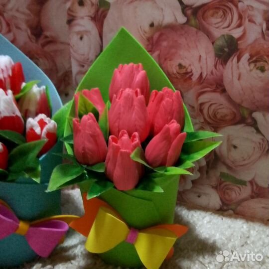 Букеты из мыла