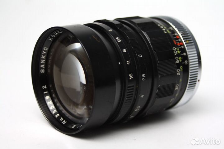 Sankyo Kohki Komura 105mm f2 байонет MD / SR