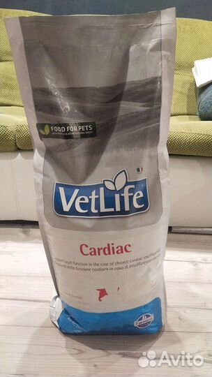 Корм для собак Cardiac VetLife 10 кг