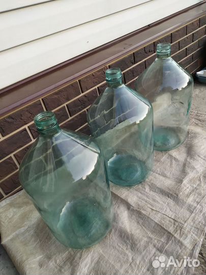 Бутыли стеклянные 20 литров