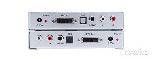 Gefen EXT-DVI-audio-CAT5, Комплект устройств для п