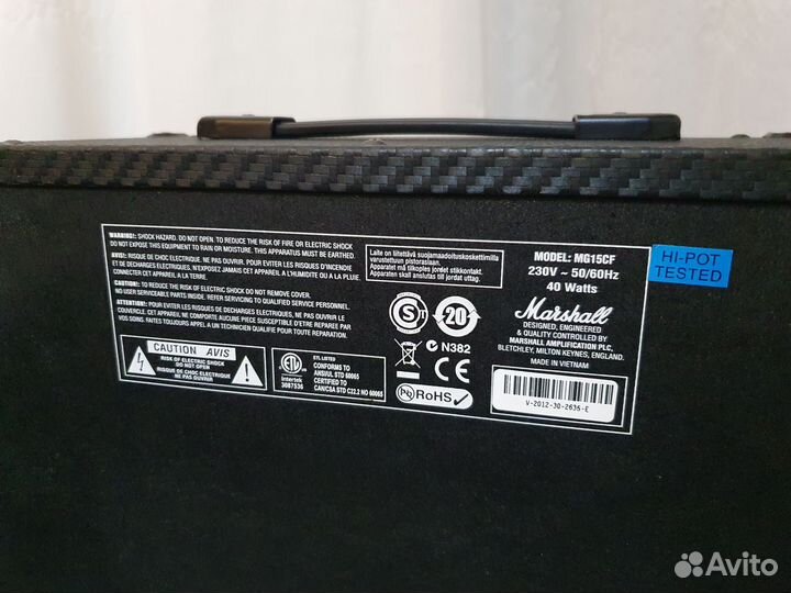 Комбоусилитель Marshall MG15CF