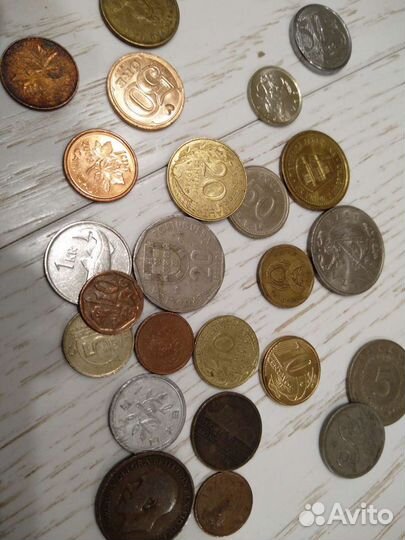 Монеты стран мира Европа, Азия Африка, Америка