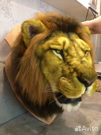 Чучело «голова льва» (муляж)