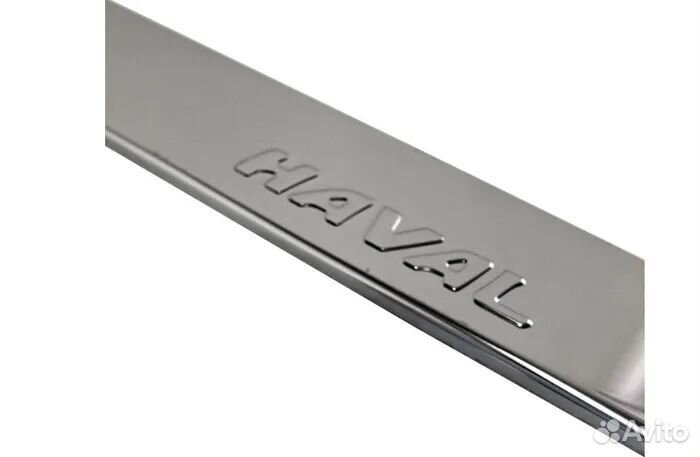 Накладки на пороги хром Хавал Н6 2014-2020г