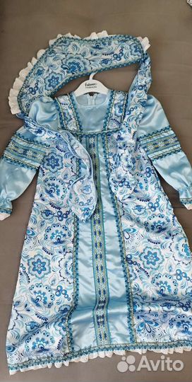 Карнавальный Костюм Снегурочки детский 110-116