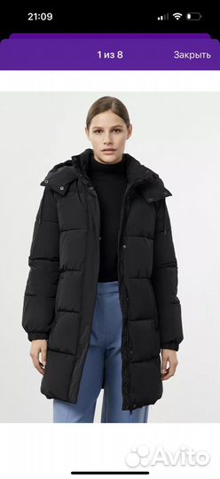 Парка пуховик куртка пальто женская зимняя