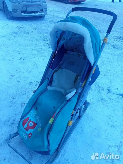 Детские зимние санки