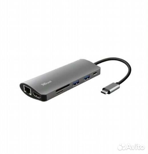 Адаптер 23775 Trust Dalyx 7-в-1 Multiport USB-C