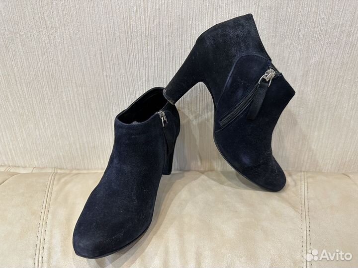 Ботильоны натуральная замша 35 36