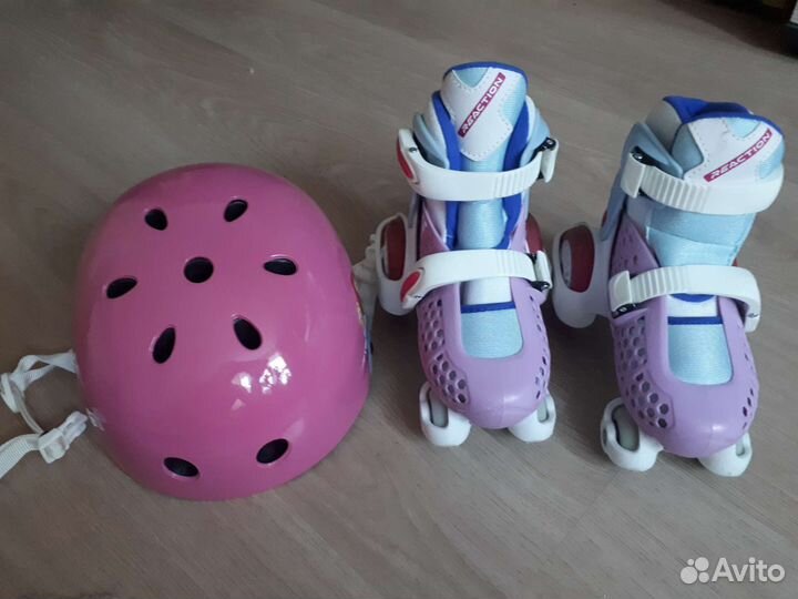 Роликовые коньки детские раздвижные