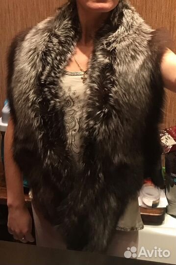 Меховая горжетка/воротник из Чернобурки