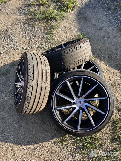 Диски Vossen cvt r17 с резиной