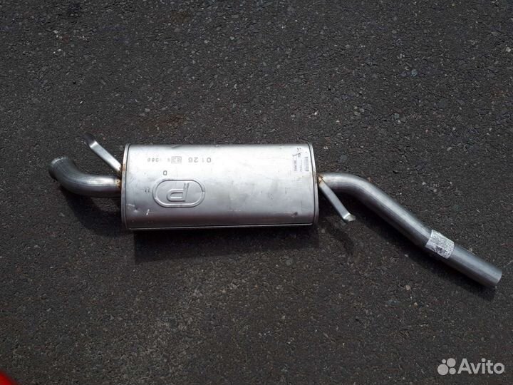 Глушитель средний и муфта на audi 100 C4