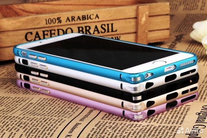 Чехол бампер алюминиевый, iPhone 6/6S