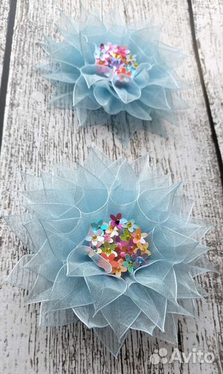 Бантики для волос ручной работы