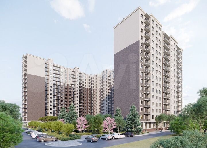 2-к. квартира, 75 м², 4/16 эт.