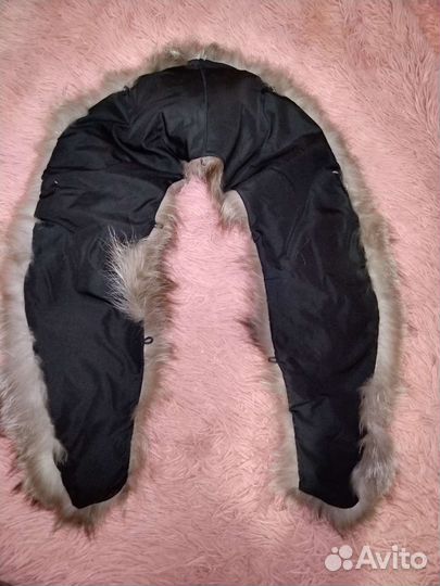 Меховой воротник, мех лисопеса