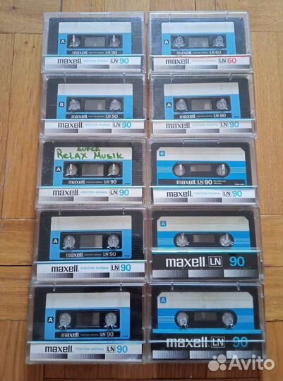 Maxwell винтажные аудиокассеты