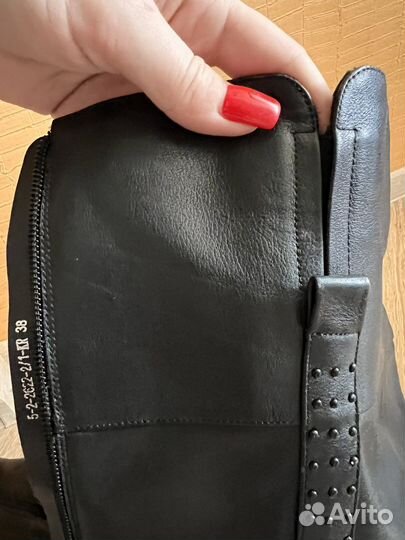 Ботфорты натуральная кожа зима/осень