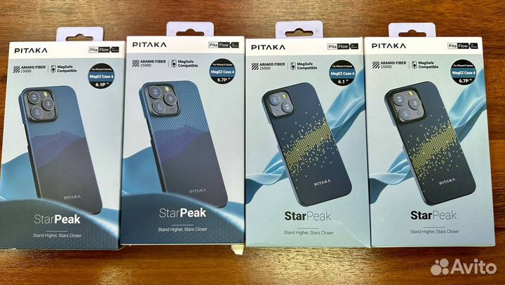 Чехлы Pitaka iPhone 15 Pro Max/15 Pro/14 Pro