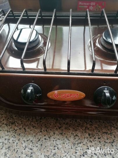 Газовая плита гефест бу и 2 баллона на 27л