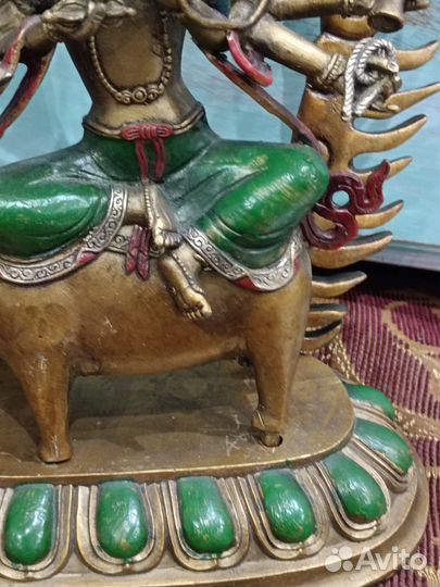 Будда старинный бронза,29см