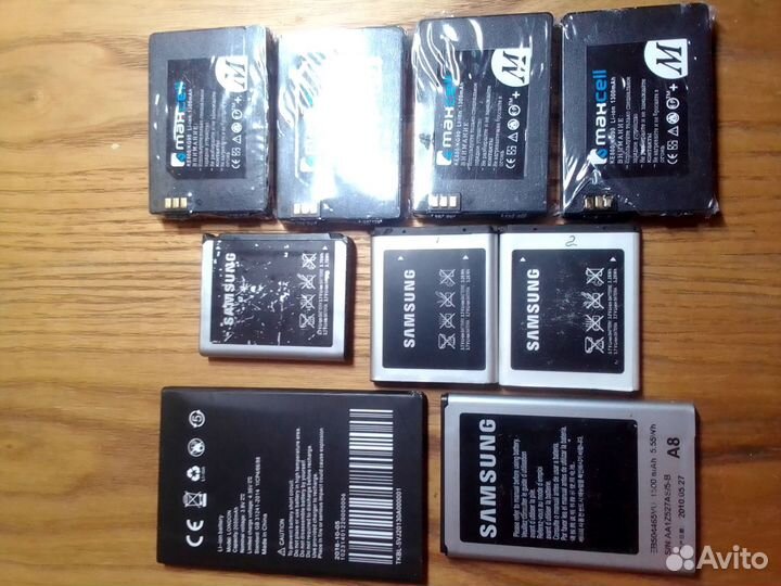 Аккумуляторы разные для электроники