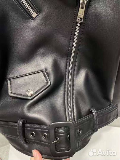 Кожаная куртка косуха Рrаda