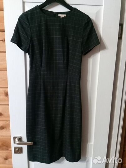Классическое клетчатое платье