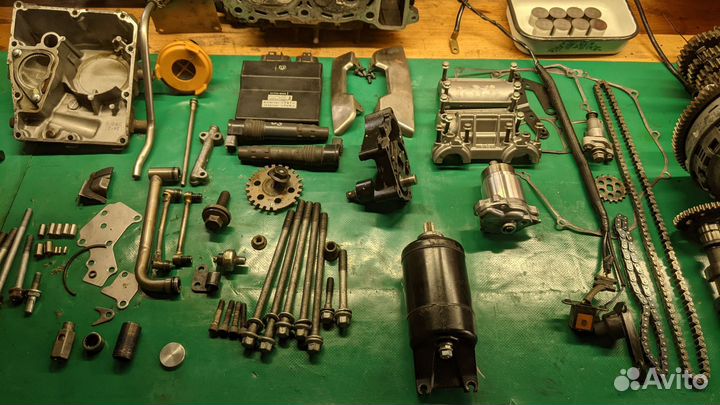 Сцепление кпп ГБЦ Kawasaki ER-6F (Ninja 650R)