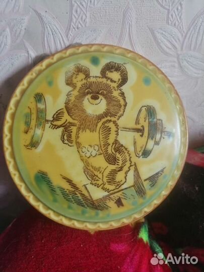 Олимпийский мишка 1980 керамика