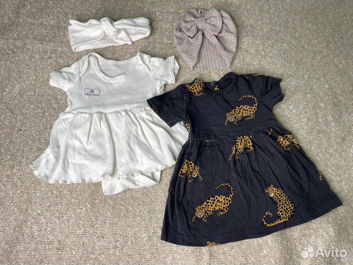 Вещи пакетом на девочку 62-68