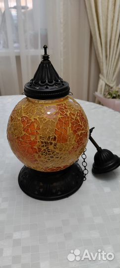 Турецкая подвесная люстра из мозаики