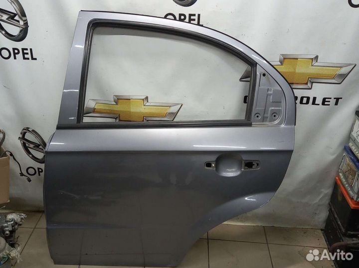 Дверь задняя левая Шевроле Авео Т250