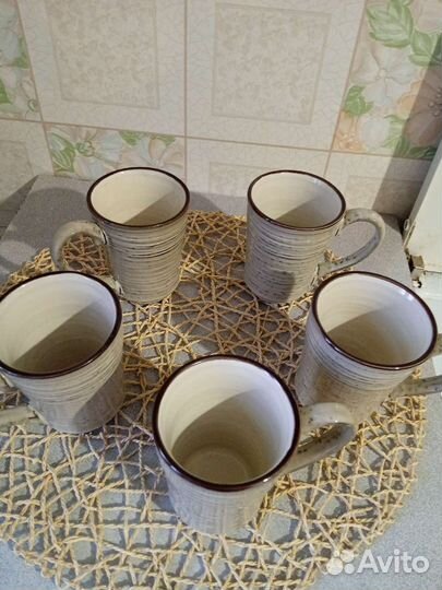 Кружки лофт новые 5шт