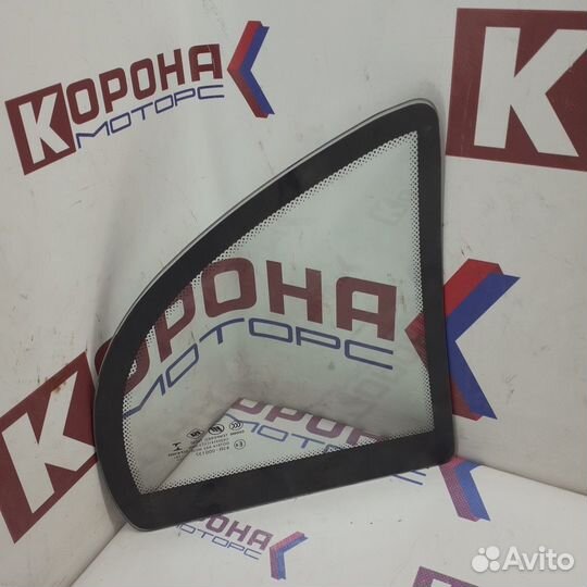 Стекло двери задней левой неопускное (форточка) L