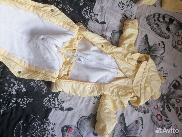 Комбинезон трансформер зимний на овчине 74