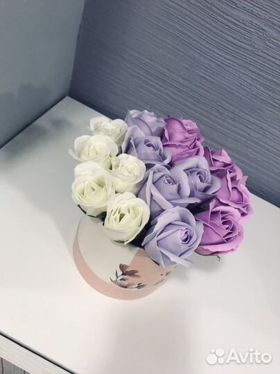 Букет из мыльных роз 15 шт