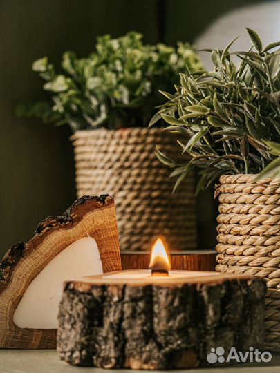 Ароматическая свеча ручной работы