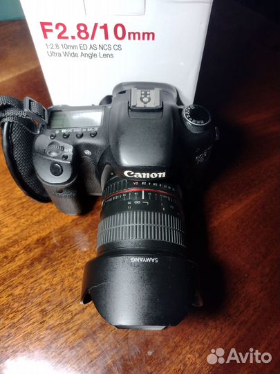 Samyang F/2.8 10mm Canon crop кроп объектив