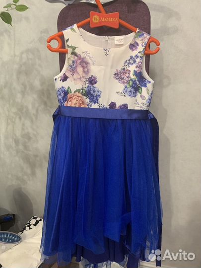 Детское нарядное платье 122