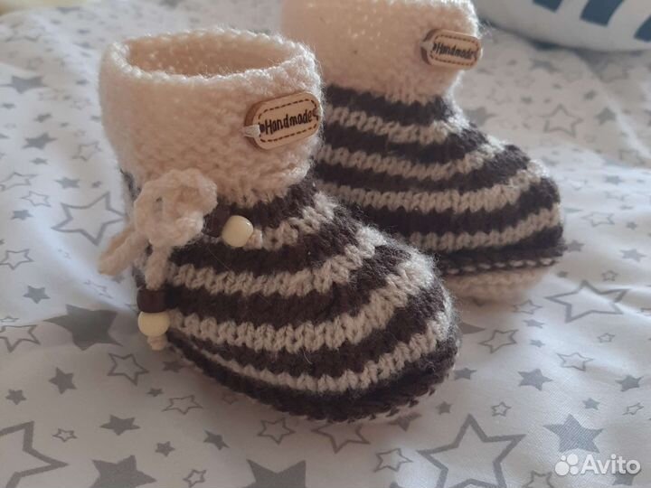 Пинетки вязаные