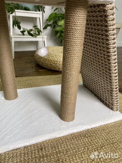 Когтеточка для кошки комплекс игровой высокий