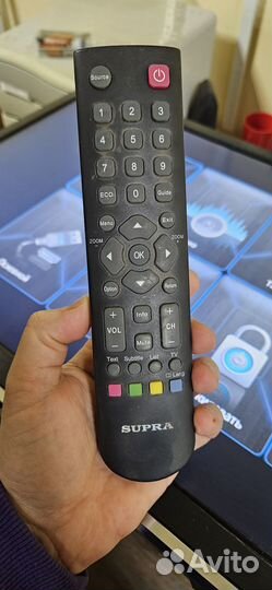 Телевизор supra 28 дюймор с кронштейном