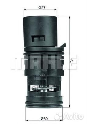 TO 7 75 Термостат BMW E83 2.5/3.0 06- TO 7 75 M