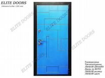 Дизайнерская металлическая входная дверь ED-243