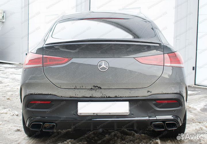 Mercedes gle coupe C167 диффузор насадками 63 amg